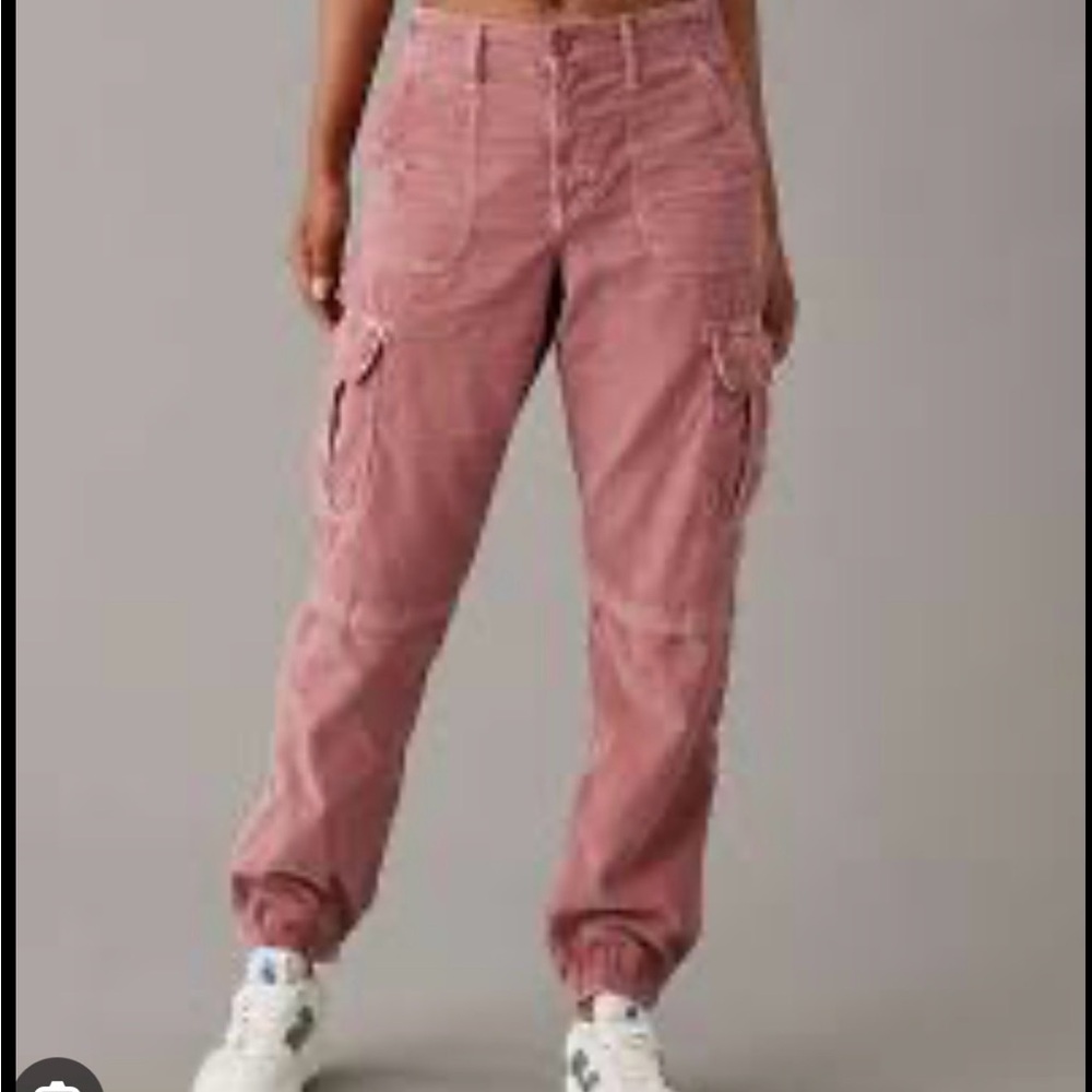 American Eagle Outfitters Dusty Rose Cargo Joggers